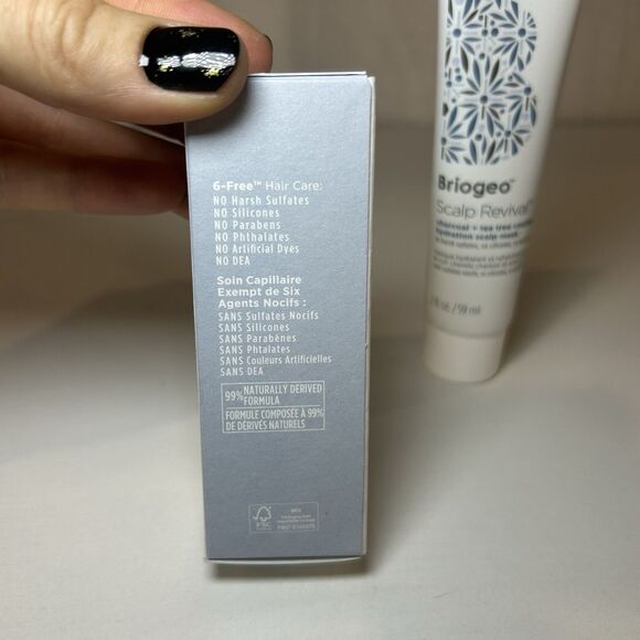 Briogeo Scalp Revival Duo Charcoal + Tea Tree Scalp Treatment Scalp Mask New - Picture 2 of 6